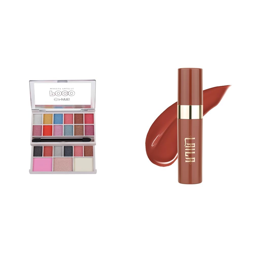 MARS Poco Face Makeup and eyeshadow Palette with Slider Case MARS Cinemagic Transfer-Proof Lip Gloss 2.4ml 06-LAILA-image-32