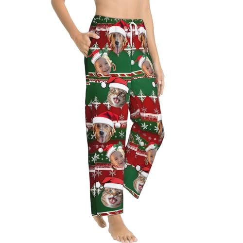 Women's Pajama Pants Christmas Trees Sleep Bottoms, Soft Comfy Pajama Lounge Pants with Pockets3