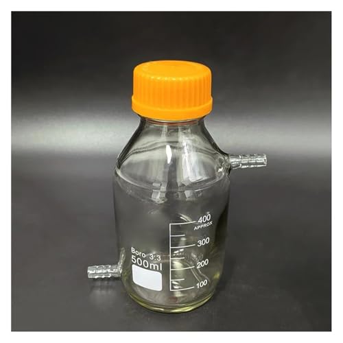 Couvercle à vis jaune GL45 mm de haute précision pour verre borosilicaté