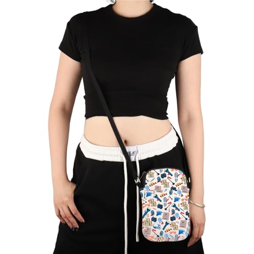 VAMSII Future Forensic Scientist Gift Forensics Design Crossbody Bag Death Investigator Travel Bag Criminologist Gift4