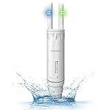 JOOWIN Outdoor WiFi Extender High Power AC1200 Wireless Access Point 5G &2.4G Dual Band with PoE,802.11AC Support Wireless Access Points/Repeater/Router/Bridge,2x5dBi Antenna,Weatherproof