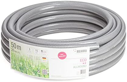 REHAU Gartenschlauch ECO 1 Zoll 50m hoher Durchfluss, flexibel