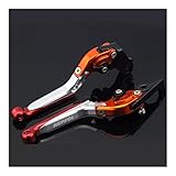 MUMDEX Verstellbare Brems Kupplungshebel Für H-O & NDA CBR250R CBR300R CB300F CBR500R CB500F CB500X CB190R CB190X Motorradfaltung Ausgedehnbare Bremskupplunghebel Hebel