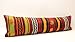 Kilimwarehouse King Size Kilim Pillow Cover 12x47 inch Handmade Lumbar Oriental Kilim Pillow Bedding Oblong Cushion Cover Huge Twin Extra Long Pillow