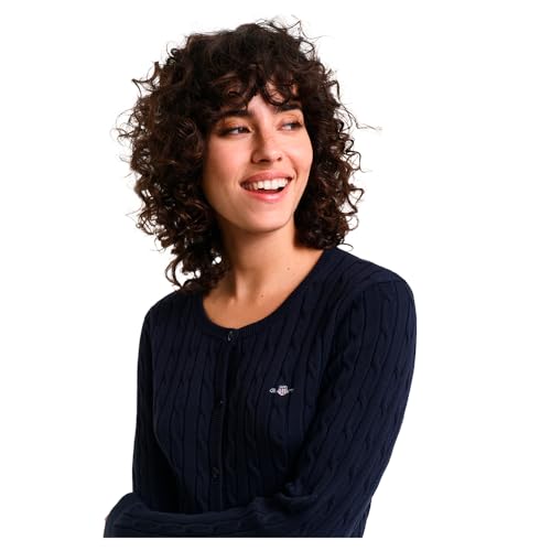 GANT Stretch Cotton Cable Cardigan - M – Ansicht 5
