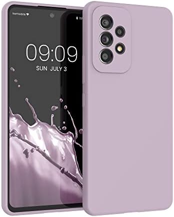 kwmobile TPU Silicone Case Compatible with Samsung Galaxy A53 5G - Case Slim Phone Cover with Soft Finish - Radiant Yellow