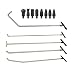Paintless Dent Repair Tools 5 Pieces Of Dent Removal Rods With Awl head Dent Hail Repair Tools Paintless Dent Removal Kit Car Auto Body Dent Removal of Hail Dents and Door Ding