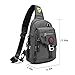 NICGID Sling Bag Chest Shoulder Backpack Crossbody Bags for Tablet Laptop Outdoor Hiking Men Women