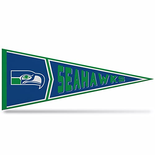 Image of Rico Industries NFL Retro - Alt 12 inch x 30 inch Felt Wall Decor Pennant - Great for Home /Bed Room /Man Cave Decor