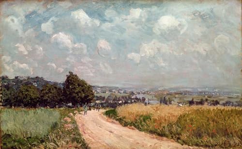 Tableau Chemin tournant Sisley - Solution déco pour habiller un grand mur vide