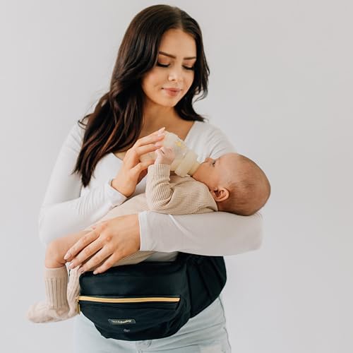 tushbaby the original premium quality hip seat carrier  safety-certified baby amp toddler carrier with secure safety buckles no-flimsy-foam design storage pockets amp nursing pillow 03 yrs