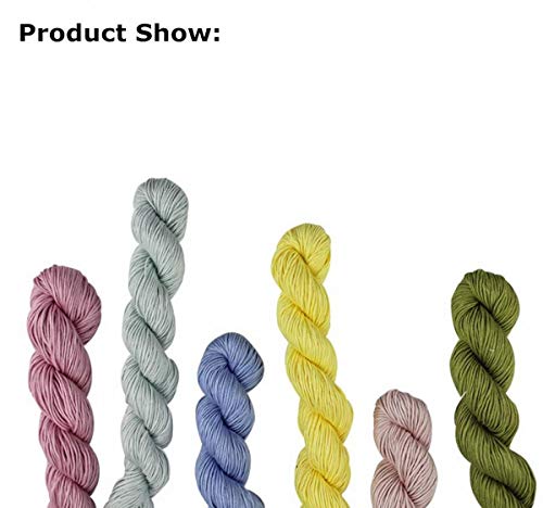 Lotus Yarns 100% Bamboo Yarn Hand Knitting Yarn 5X50G Hanks (02) #TOP4