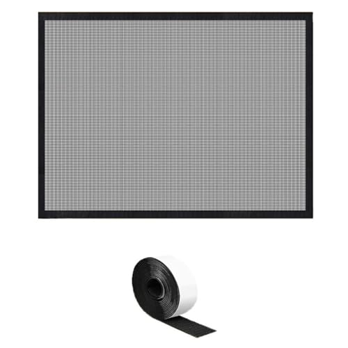 Vocdikficy 1 Stück Kaminabsperrgitter, Kaminabsperrgitter mit Sicherem Maschengitter Aus Schwarzem PVC zum Schutz Von Babys und Haustieren, 73x100cm