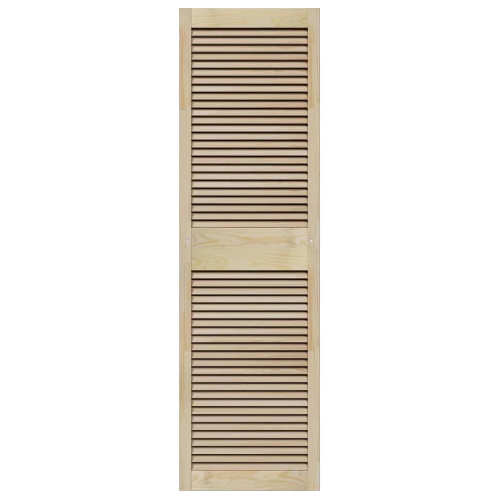 Genérico Puerta de Armario con Puerta 2 pcs Natural 140.5 x 2 x 59.5 cm,Bricolaje,Accesorios de Bricolaje,Ferretería para armarios,Puertas de armarios-42019269