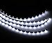 Zento Deals 30cm White LED Car Flexible Waterproof Light Strip (Pack of 4)