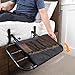 Stander EZ Adjust Bed Rail, Adjustable Senior Bedrail and Safety Assist Railing for Elderly Adults with Organizer Pouch, ASTM Safety Approved Guard-Rail, Black