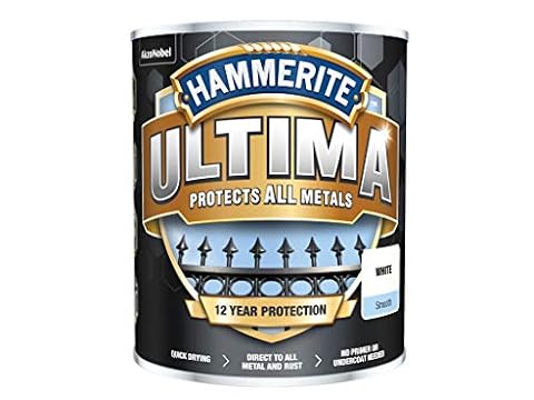 Hammerite Ultima gładka farba do metalu - 750 ml - biała