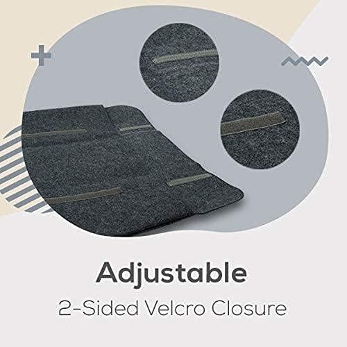 Miniatura 4 de Bolsa de almacenamiento de hojas para mesa de comedor, ultra suave y gruesa, fieltro de calidad, segura, 36 x 61