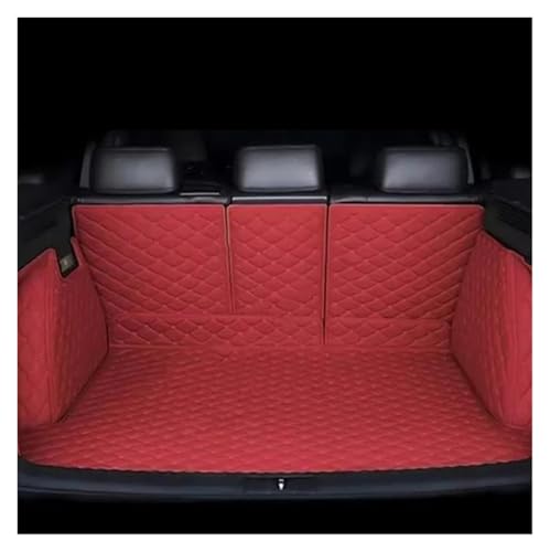 Tapis de coffre Volvo V90 Break sur mesure : protection intégrale intérieure rouge