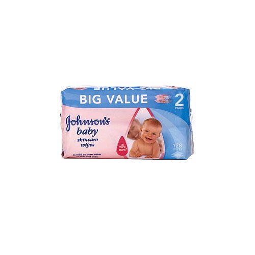 Johnson's Baby Wipes Refill - 128 Ct