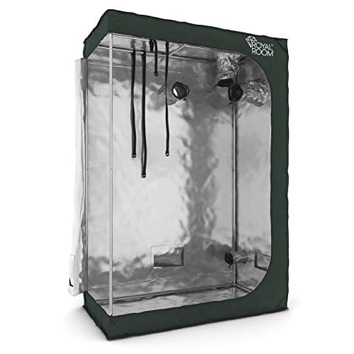 Melko Growbox 120x60x180 cm Growschrank Growzelt Zuchtzelte für Homegrowing Pflanzenzucht Ganzjährige Pflanze Zimmergewächshaus, Lichtdicht und Wasserdicht 16 RoyalRoom® - Growzelt 120x60x180 cm - Indoor Gewächshaus - Starker Bezug, Waschbar, Lichtdicht - Rohrstärke 19 mm, Robuster Reißverschluss - Growbox, Grow Tent, Grow Zelt, Grow Box, Pflanzzelt C120S