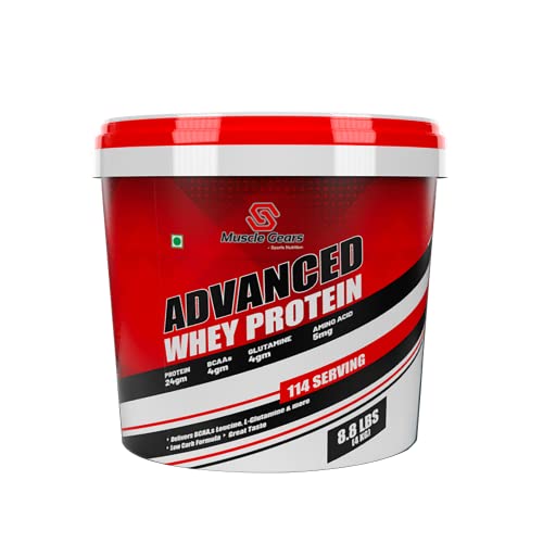 Image of Muscle Gears Advance Whey Protein 8.8 LBS (Cookies & Cream)