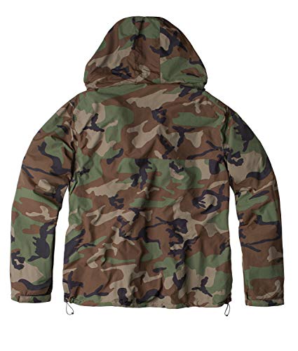 Surplus Men's Windbreaker With Zipper Woodland Size Xxl #TOP1