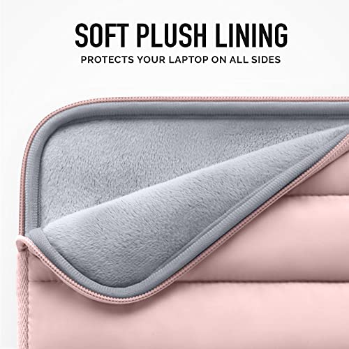 Vandel Puffy 15-16 Inch Pink Laptop Sleeve for Women and Men. MacBook Pro 16 Inch Case, Cute Computer Sleeve 15.6 Inch HP Carrying Case Laptop Bag/Asus/Dell/HP Laptop Case 15.6 Inch Laptop Cover