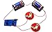 EISCO Simple Circuit Kit - Electricity Kit for Building Basic, Parallel & Series Circuits - Includes Batteries, Wire, Bulbs, Knife Switch, Holders & Experiment Guide
