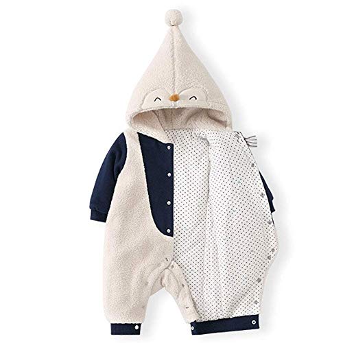 Barboteuse bébé vêtement une pièce coton épais pour cadeau de naissance - 4