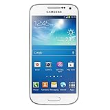  Samsung Galaxy S4 Mini Smartphone (10,85cm (4.27Zoll) AMOLED, Micro-SIM, 8 GB interner Speicher, 8 Megapixel Kamera, LTE, NFC, Android 4.2) weiß - Asia Version