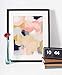 Abstract Landscape Wall Art - Antique Art Prints for Home Decor - Rustic Farm and Country Landscape Wall Decoration for Living Room, Dining Room - 11x14 inches, Ready to Frame (Morning Blossoms #1)