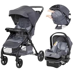 Baby Trend Passport® Cargo Stroller Travel System with EZ-Lift™ Plus Infant Car Seat, Grey Bamboo