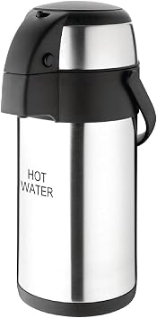 مضخة أولمبيا أكشن Airpot Thermos الفولاذ المقاوم للصدأ مع مقبض حمل سوينغ 3L