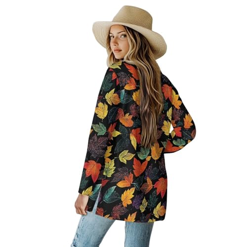 Women's Open Front Lightweight Cardigan Sweater Casual Long Coatigan Sweater Lady Jacket Coat Fall Outerwear S-2XL3