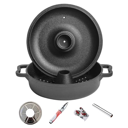 Forno olandese in ghisa: pentola in ghisa smaltata a 6 quarti, superficie antiaderente resistente, manici ergonomici, utensili da cucina adatti al forno, set da cucina tutto in u
