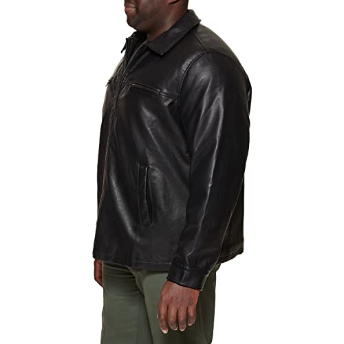 Image of DOCKERS Men's James Faux Leather Jacket (Regular, Big & Tall Sizes)