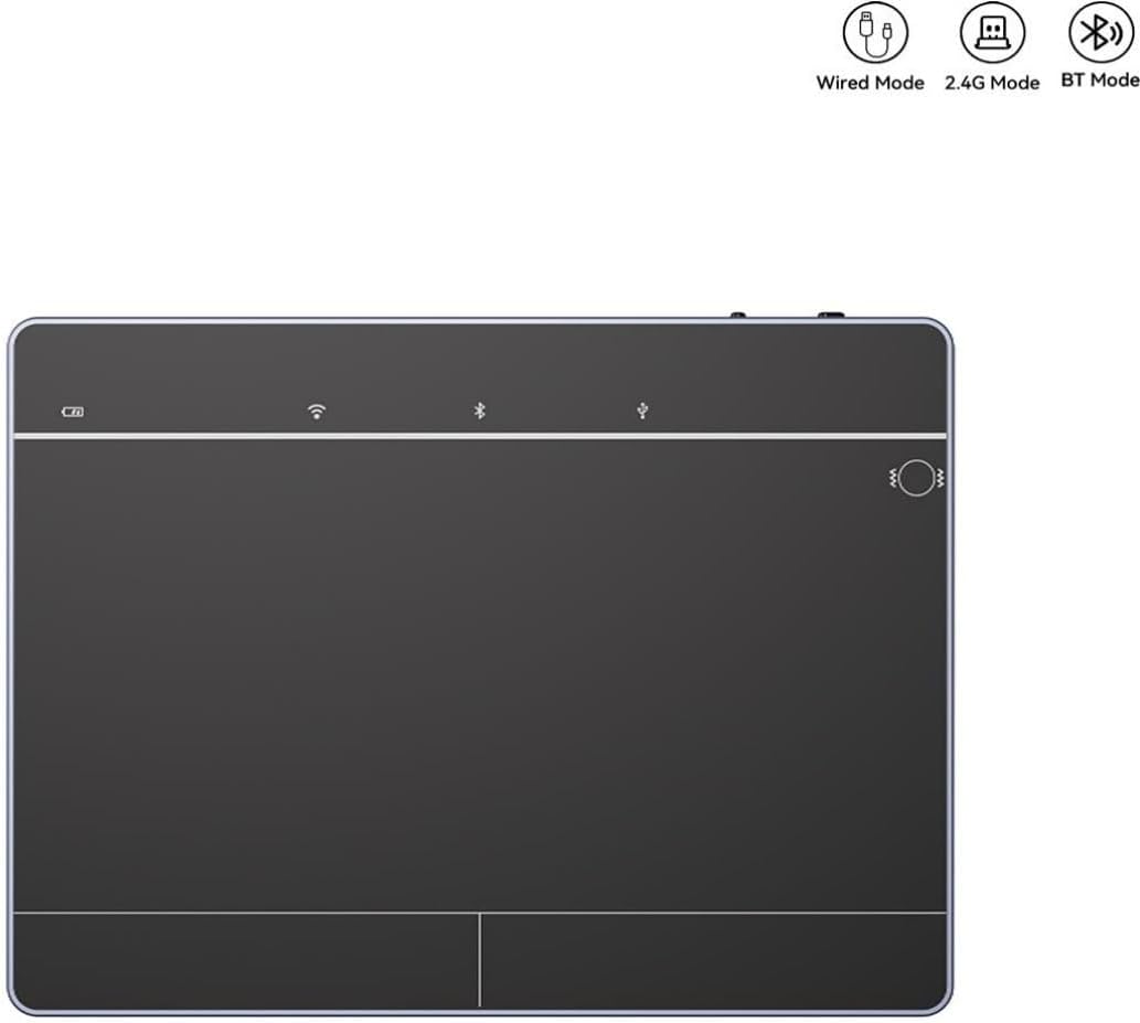 Wireless Trackpad Multi-Touch Surface touchpad for Windows10/11/ Desktop/Laptop/Notebook Computer PC (MG3 White)