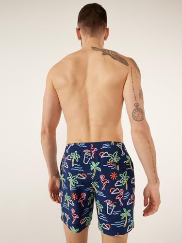 Chubbies Mens Swim Trunks – Mens Swim Shorts with 4-Way Stretch, 7” Beach Shorts with Elastic Waist, Mesh Lining, UPF 50+4