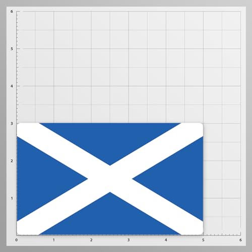 Image of World Country Flag Decal Stickers - Two Pack - for Cars Windows Bumpers Laptops Tablets Tumblers Cups Walls (Scotland)