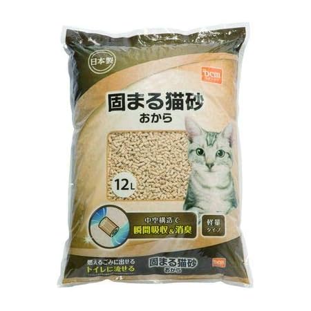 Amazon 固まる猫砂 おから 12l 単品 Dcm 猫砂 通販