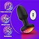 Analvibratoren Led Leuchtender Silikon Anal Plug 360°Rotation Butt Plug Prostata Stimulator Analplug Mit Fernbedienung 7 Vibrationsmodi Sexspielzeug Für Männer Frauen Paare