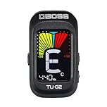 BOSS TU-02 Chromatic Clip-On Battery Powered Tuner for Guitar, Bass and Ukulele