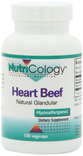Nutricology Heart Beef Capsules, 100 Count