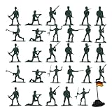 Kit de figuras en miniatura: los diferentes personajes tienen diferentes movimientos y herramientas, y los detalles son muy finos, minifiguras