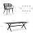 PURPLE LEAF 11 Pieces Outdoor Dining Set All Weather Wicker Patio Dining Set with Rectangular Aluminum Table and Modern Armrest Dining Chairs for Garden Deck Backyard Kitchen, Grey