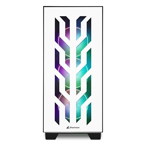 SHARKOON Elite Shark CA300T - erweitertes ATX / SSI EEB - ohne Netzteil - wei? - USB/Audio - Case PC - Immagine 1