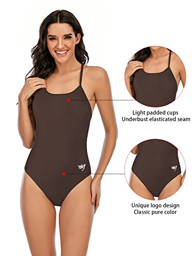 Image of Century Star Women Athletic One Piece Swimsuits-2026 Training Bathing Suits for Teens Juniors