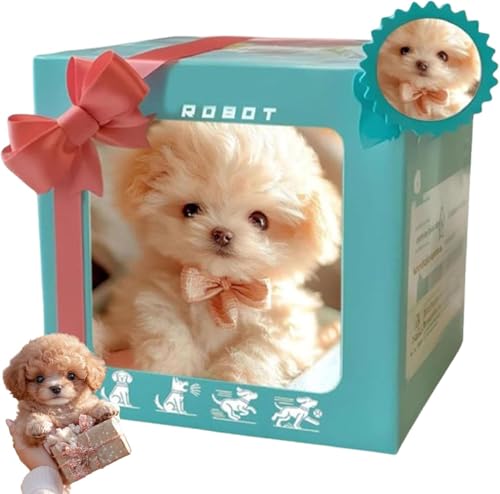 Chien robot réaliste avec AI, chiot robot qui agit comme un vrai chiot, mes chiots robotiques réalistes, chien robotique AI, marche, aboiement, remuant la queue (C)