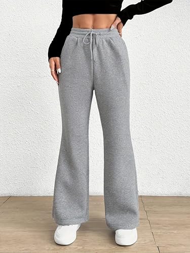 Image of dockstreet Straight Wide fit Long Length Open Bottom Jogger for Women /Trending Multi Pocket Style, Relaxed Casual Pants for Women
